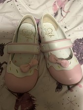Lolita Mary Jane Kawaii Sprinkle Cute Flat Shoes With Bow Size 37