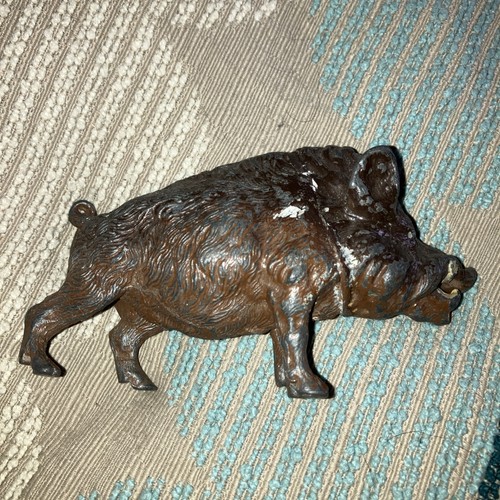 Rare large painted boar - painted,