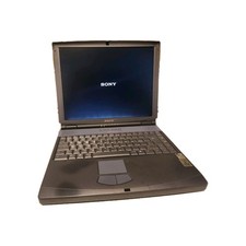 Vintage Sony Vaio PCG-F305 14.1 " laptop, Pentium 2, Windows 98 Laptop Faulty 