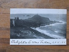 Old postcard cape cornwall - old,