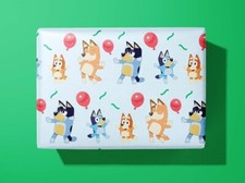 Bluey Cartoon Wrapping Paper -