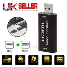 1080P HD Audio Video Capture Card 4K HDMI to USB 2.0 Video Capture Device UK