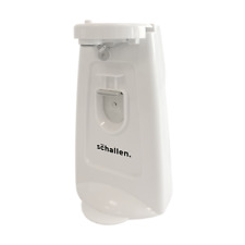 Schallen Electric Can Opener Built-in Bottle Opener & Knife Sharpener - WHITE
