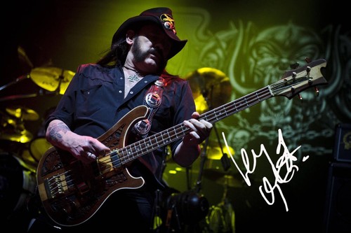 Lemmy kilmister signed - lemmy,