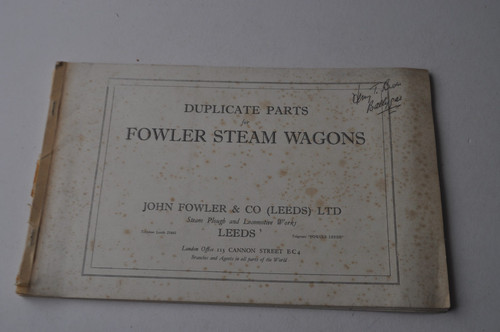 Duplicate parts for fowler - for,