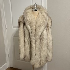 Vintage Womens M Blonde Mink