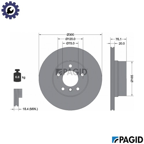 Brake disc 54995nc - 2x,