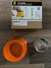 Hydrate High: Super Design Elevated Water Bowl Orange 780ml – Unused Perfect