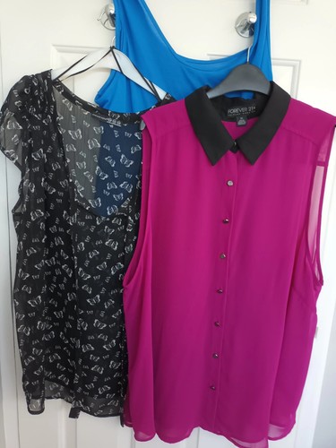 Three tops sizes - sizes, 20