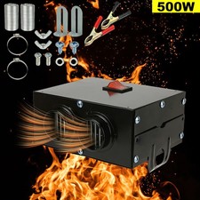 Portable 500w Car Heater Fan