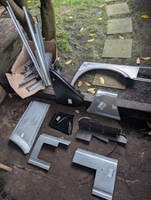 Off cuts of replacement panel parts for 1994 Ford Transit