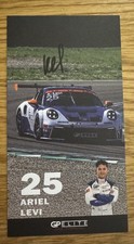 Signed 2025 Ariel Levi (Porsche Supercup) GP Elite Carrera Cup card 