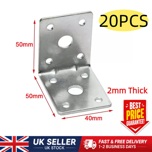 20pcs galvanised metal corner - metal,