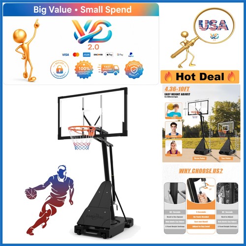 Portable basketball hoop - basketball, 44/52