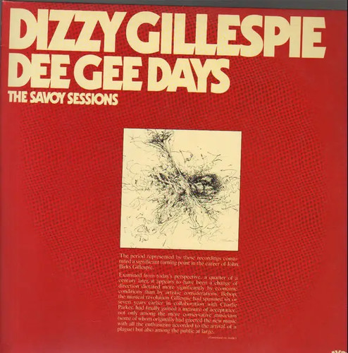 Dizzy gillespie dee gee - gillespie, days