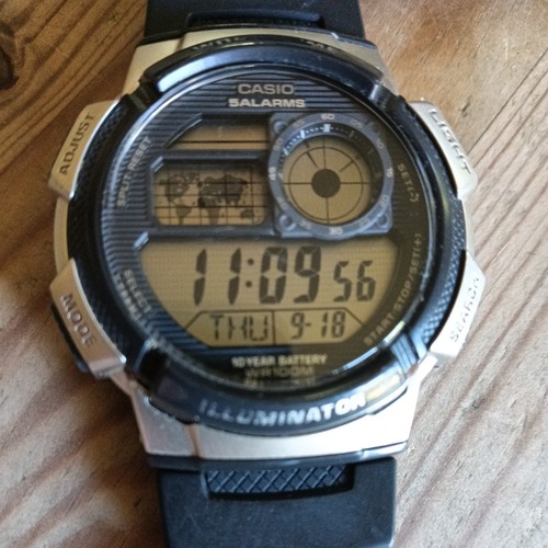 Casio watch chronograph