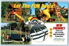 Advertising Postcard Rainbow