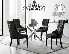 Leonardo 4 Glass Top & Chrome