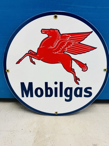 Mobilgas enamel advertising - enamel,