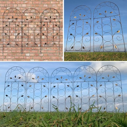 Garden trellis panels black - garden,