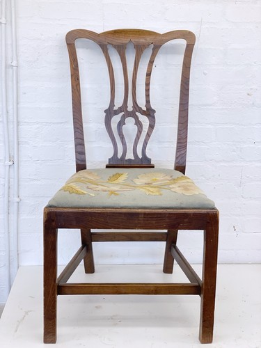 Vintage georgian hall chair - vintage,