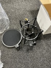 Microphone shock mount with - microphone,