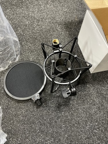 Microphone shock mount with - shock,