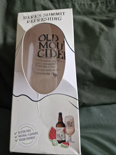 Old mout cider pint glass - pint,