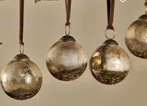 Nkuku set konara baubles - of, 4