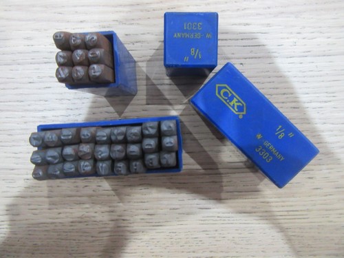 Punch stamp set alphabet - punch,