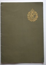 ROYAL FLYING CORPS 1912-1972 DIAMOND JUBILEE PROGRAMME - SHUTTLEWORTH COLLECTION