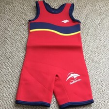 Wetsuit Shortie-Sleeveless -Konfidence -Red  4 – 5 years. Great In Cold Water