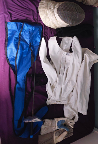 Fencing mask jacket - fencing, mask,