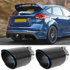 2Pcs 2.5" In 3.5" Out Carbon