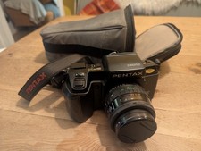 Pentax SFX 35mm SLR Film Camera With Lense And Case In Working Order
