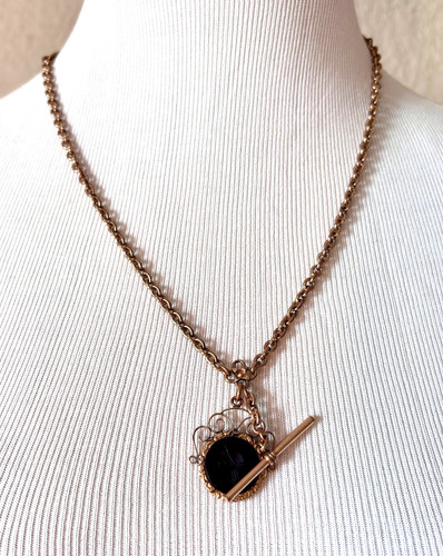 Antique victorian albert - victorian, watch
