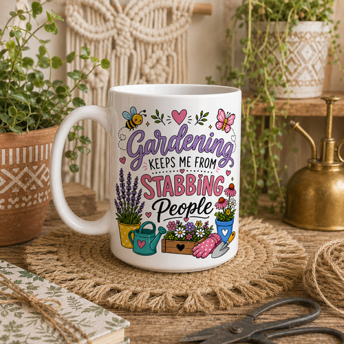 Gardening mug gift for - for, mum