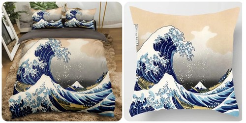 Great wave japanese duvet - great,