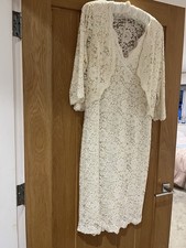 Gorgeous Cream Lace Dress And