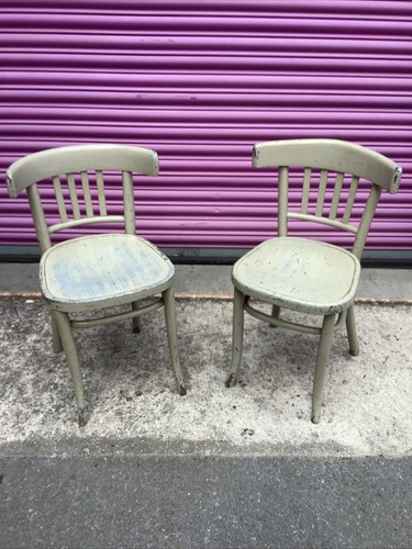Pair bentwood bistro - bentwood, chair