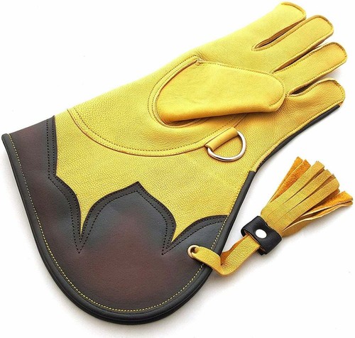 Falconry glove deer skin bird - glove,