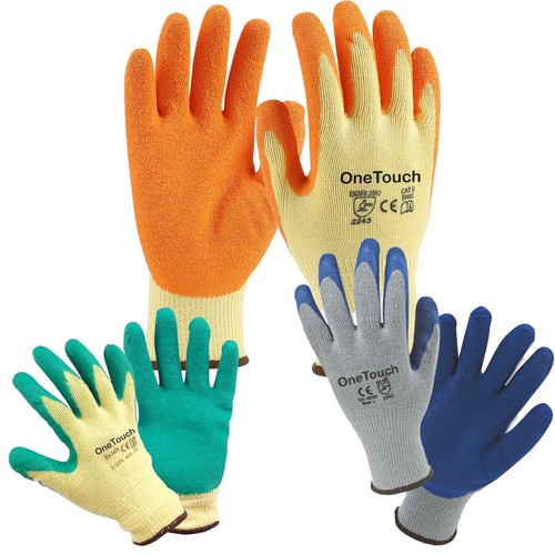 Gardening latex coated orange - latex,