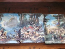 Set Of 3 Vintage Bradford Exchange Ltd Ed. 1999 Plates The Invitation Tom duBois