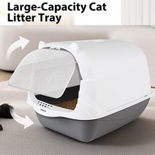 Large Hooded Cat Litter Trays