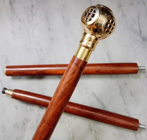 Nautical walking cane wooden - nautical,