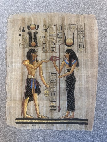 Vintage hand painted - hand, egyptian
