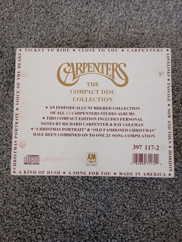 Carpenters the compact disc - compact,