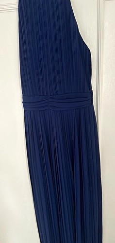 Asos navy chiffon evening - asos,