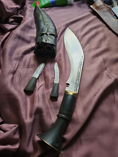 Antique gurkha fighting - gurkha,