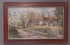 Retro Tapestry English Farm